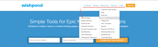 landing page builder