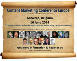 Content Marketing Conference Europe 2014 - an eBook made by TopRank