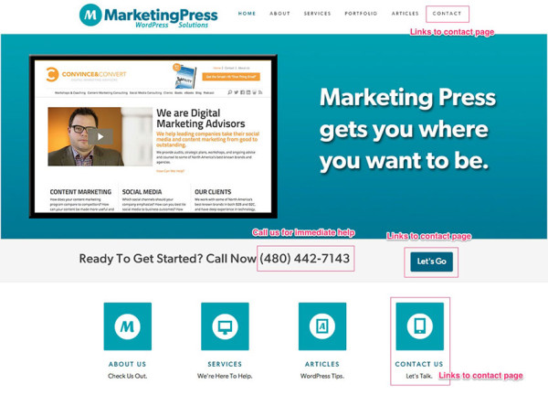 Marketing-Press-Home-Page