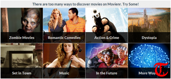 Movienr - Discover new movies based on genre