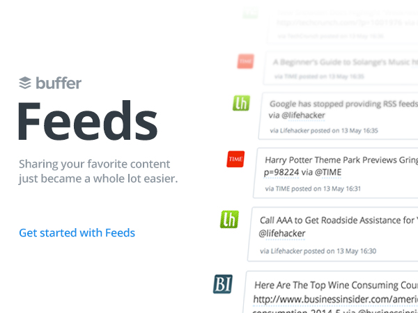Recent Additions to Buffer - RSS Feeds and Content Suggestions