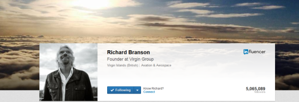 Richard Branson - Founder of Virgin