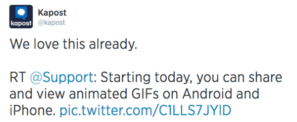 Kapost loves GIFs