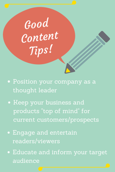 Good Content Tips