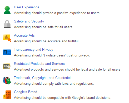 google adwords policy