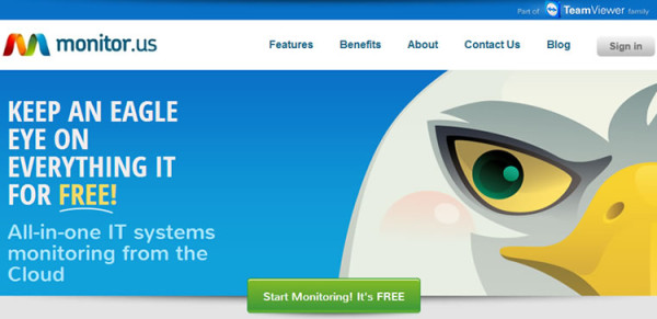 Monitor Us Homepage