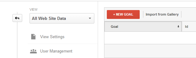 Creating Goals For View Step 2
