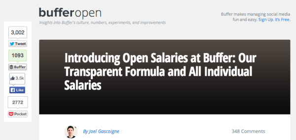 Buffer open salaries