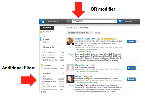 Screen Shot 2014 07 25 at 8.40.12 AM Searching For Customers In LinkedIns Haystack Of Members?