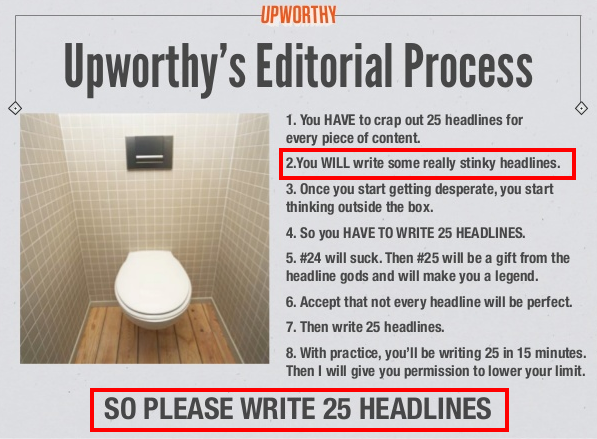 video thumbnail - Upworthy Editorial Process - 25 headlines