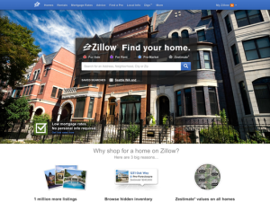 Zillow homepage 300x225 What the Zillow   Trulia merger means for real estate