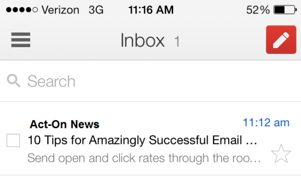 See how the preheader and the email subject line work together