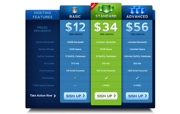 pricing-table-psd
