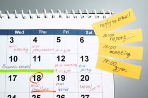 Calendar List photo from Shutterstock