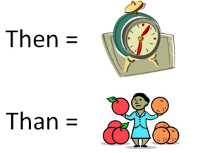 Then Vs. Than