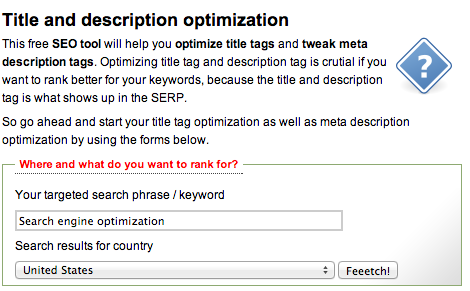 title tag seo optimization tool