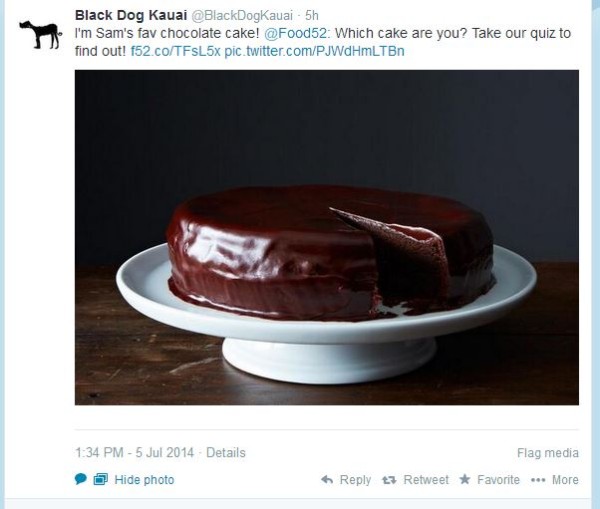 twitter cake quiz