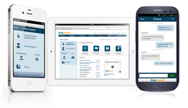 Ring Central mobile screenshot