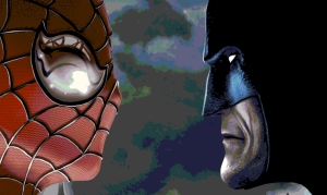 Marvel’s Spiderman and DC’s Batman. Credit: DJKAYE, deviantart