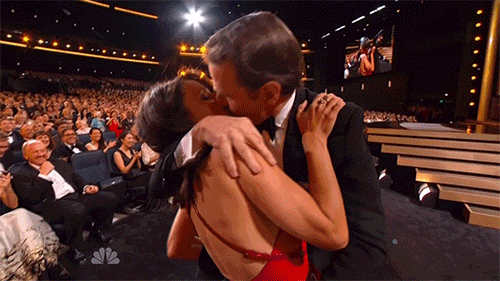 Cranston and Dreyfus at Primetime Emmys