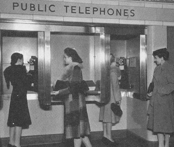 Talking on the phone in public