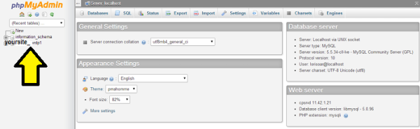 choose database