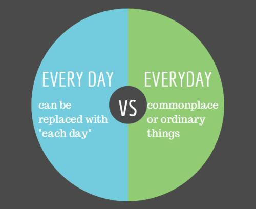 everyday vs every day