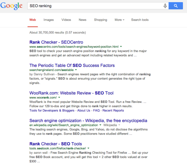 google rank checking tools