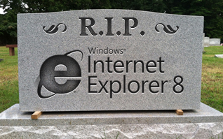 rip IE 8