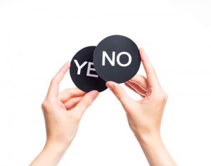 Say No photo from Shutterstock