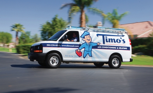 Award-winning vehicle advertising - 1st Place, HVACR Business Magazine Top in Trucks Contest