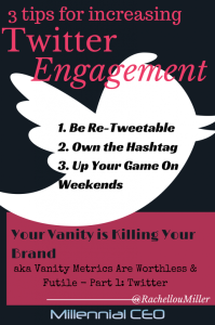 Twitter Engagement tips Rachel