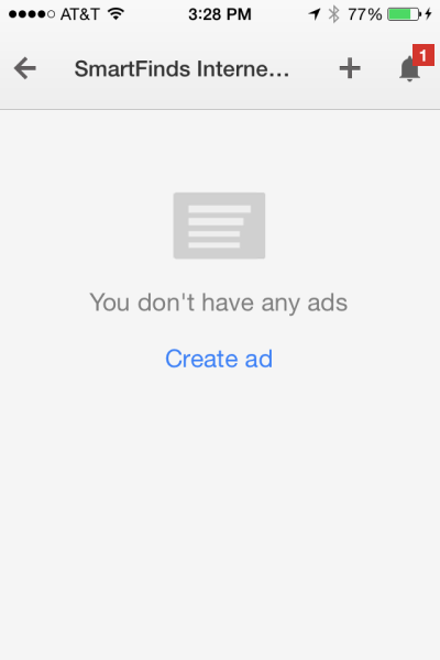 Adwords Express Create Mobile Ad