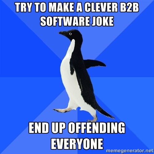 Comedy in content meme paranoid penguin meme