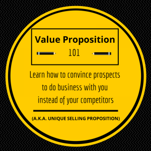 develop a killer value proposition