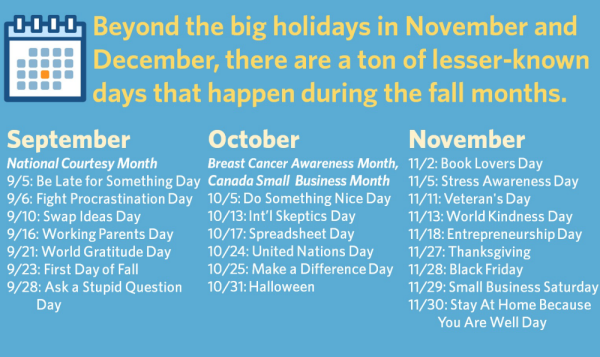 fall calendar