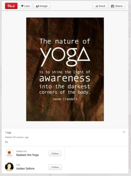 yoga on pinterest