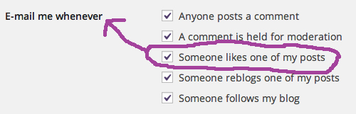 Email notification for comment likes in WordPress
