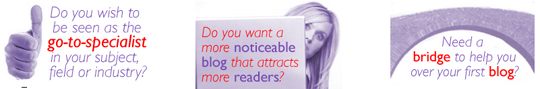 Three widget areas that showcase what I