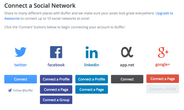 buffer social media tool