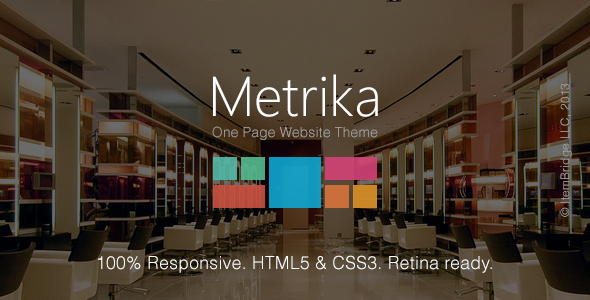 Metrika WordPress Flat Theme