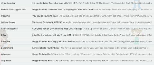 Effective Birthday Emails that Lit Up Our Inbox