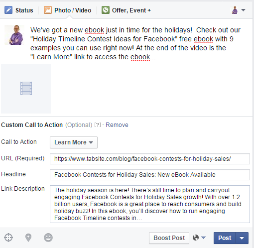 2014 11 25 1459 Facebook Marketing Video Tip