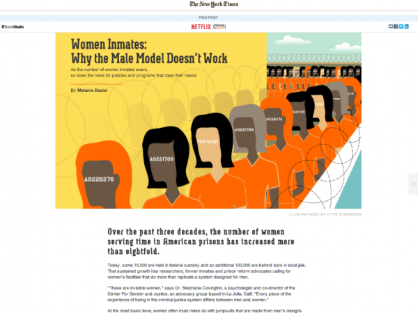 The revered Netflix/OITNB Advertorial in The New York Times