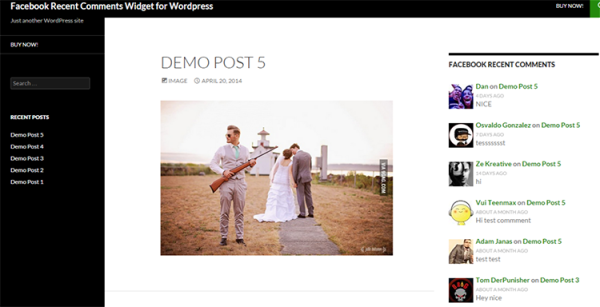 Facebook Recent Comments Widget for WordPress Just another WordPress site