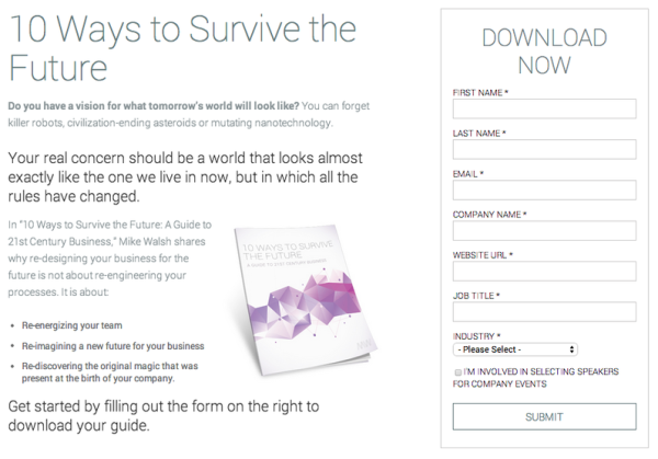 Landing Page A/B Test Variation B