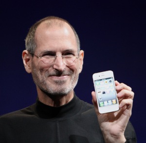Steve Jobs always wore a black turtleneck. Credit: Wikipedia Commons