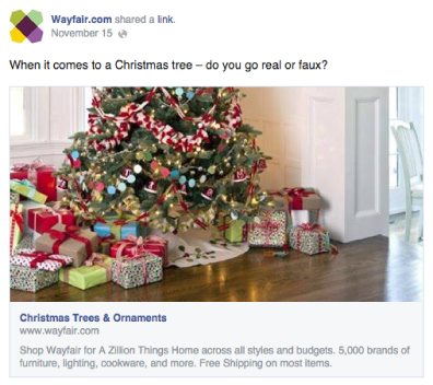 Wayfair-Facebook-Question