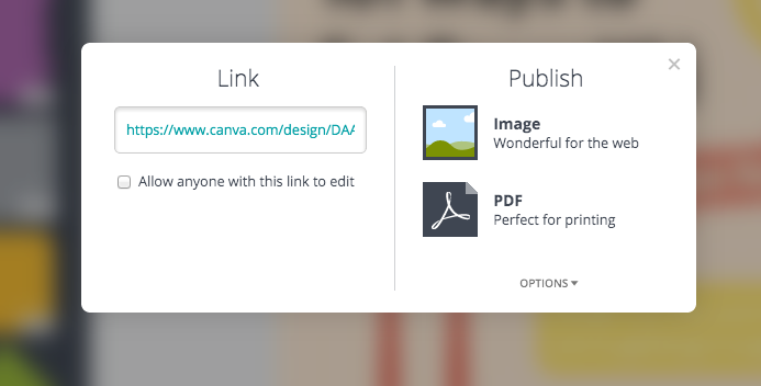 canva export