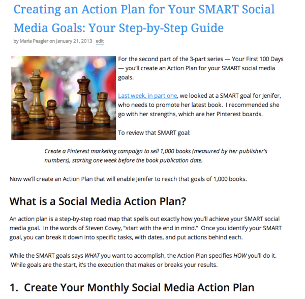 How to turn your marketing goals into an executable action plan
